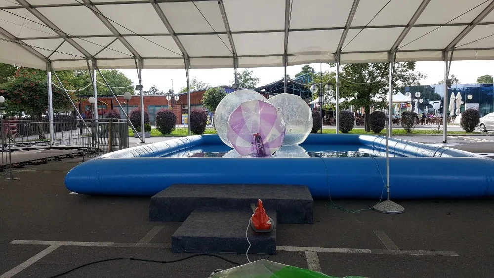 

Germany ZIP 2M Pure PVC Inflatable aqua bubble