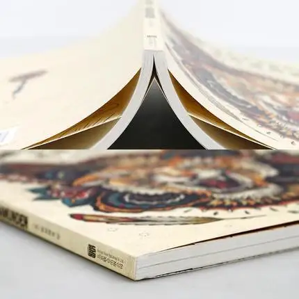 Tattoo Coloring Book for Adults, Color Pen, Lápis Drawing Book, Tattoo Painting Tutorial, Tutorial de estudantes