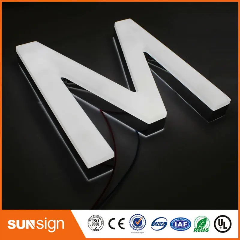 Groothandel Business Borden Acryl Storefront Led Brief Lichten