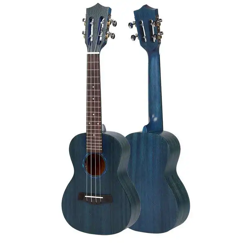 

Family concert Fashion 23"Style Mahogany wood Hawaii Ukulele Uke 4 Strings Bass Guitar For Musical Stringed Instruments