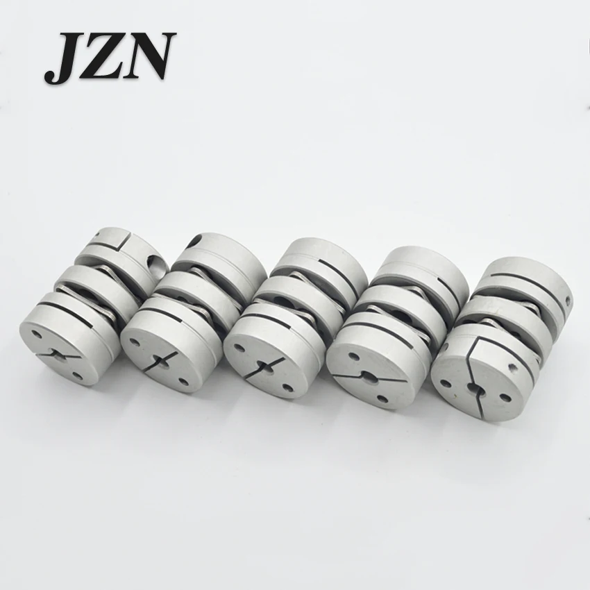Aluminum alloy flexible double diaphragm coupling large torque screw servo motor coupling