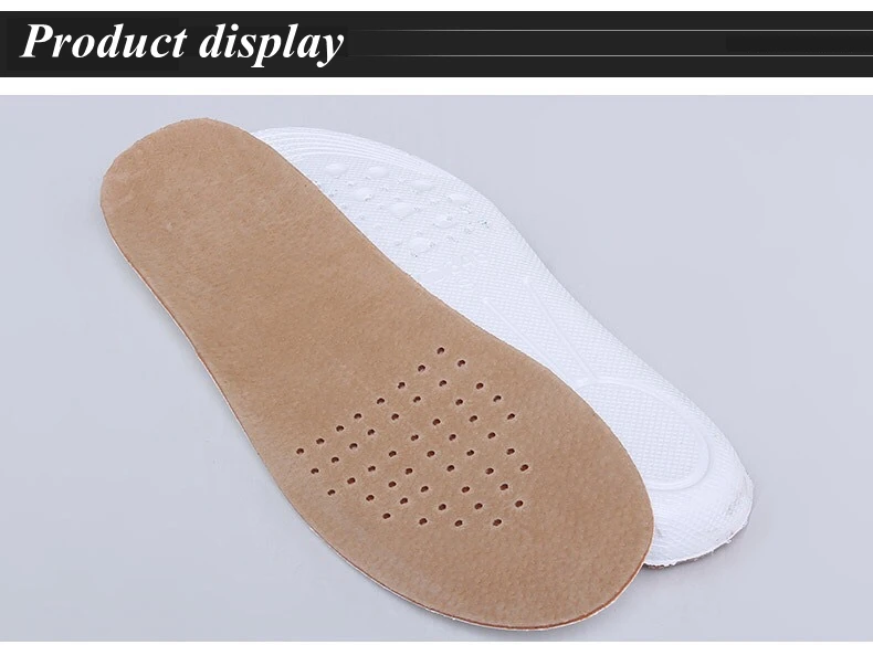 Einlegesohlen zur Erhöhung der Höhe, rutschfeste Vorlage, Einlegesohle, orthopädische Schuheinlagen, Sport, weich, atmungsaktiv, schweißableitend, Deodorant-Schuhe, Sohle – Detail 8