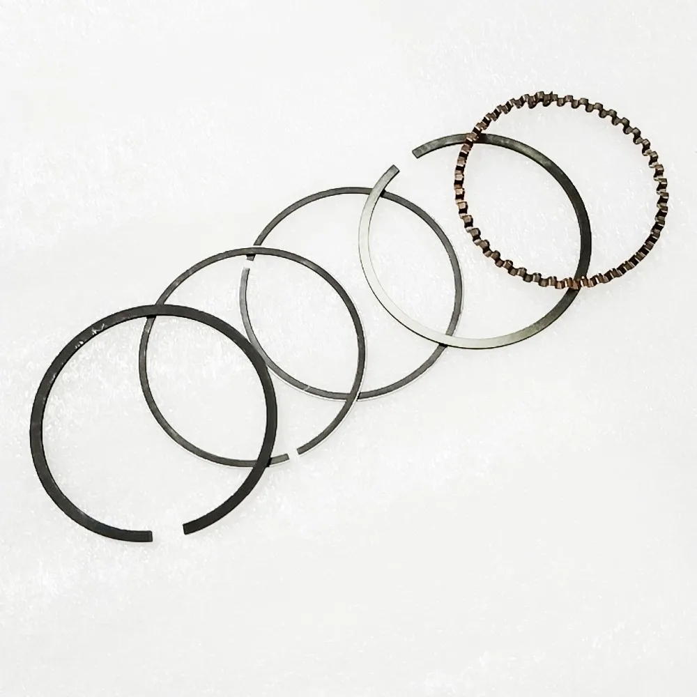 Motorcycle STD Piston Ring Bore 57mm Size 1.0*1.0*2.0 mm For Honda CH150 Suzuki EN125 EN150 BAJAJ PULSAR 150