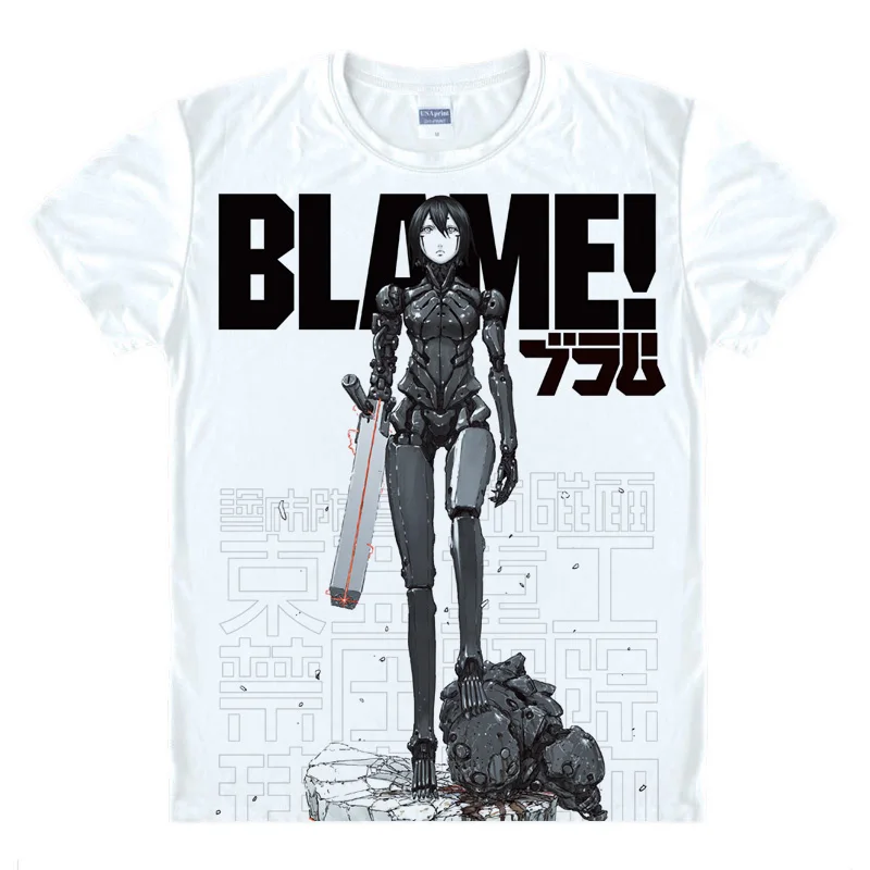 Coolprint Motivs hentai Shirt BLAME T-Shirts Multi-style Short Sleeve Killy, Cibo Anime Cosplay Shirts Kawaii