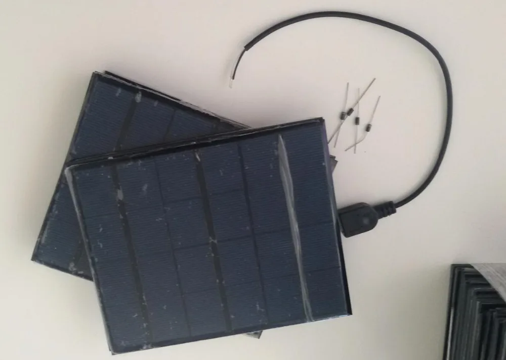 6V solar panel 3.5W polyctrystalline. A grade top qualily solar cell panel.for diy solar power supply. give USB cable for free .