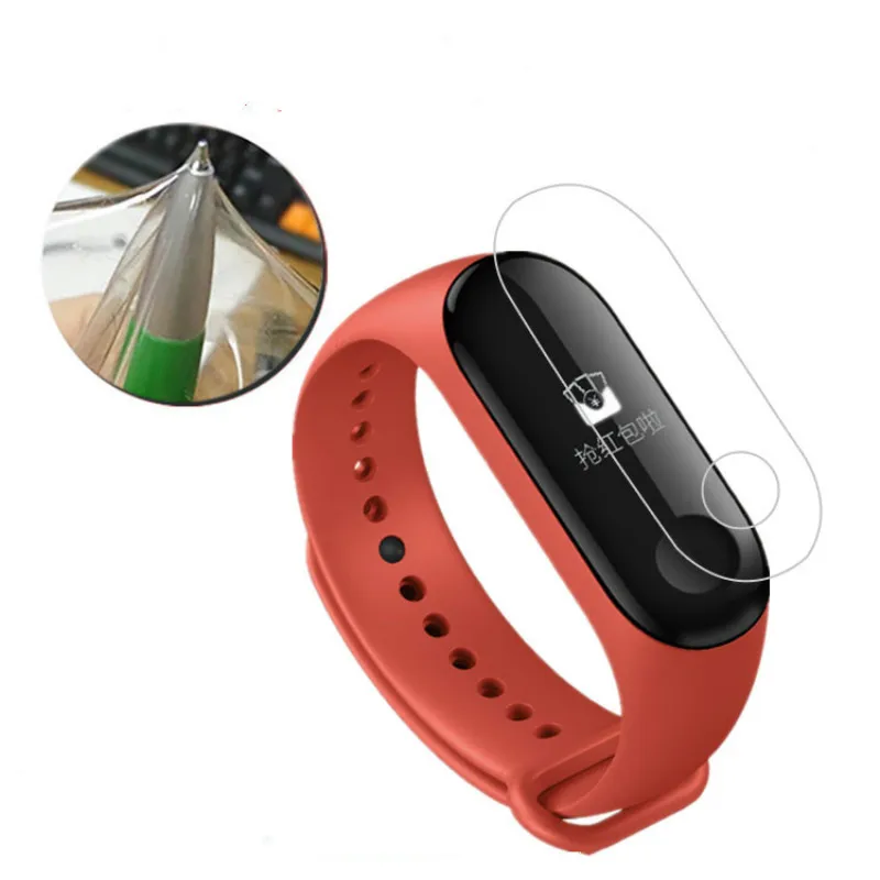 Zuczug 1個プロテクターMiband3 miバンド3 hd超薄型アンチスクラッチ画面保護フィルムxiaomi miバンド3 Band3画面