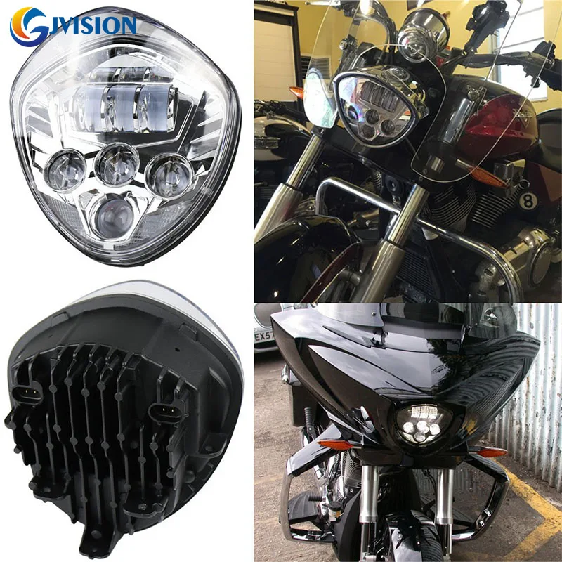 

Motorcycle Headlights Assembly For Victory Headlight High & Low Beam Cross Country Cross Roads 2010-2016 CROSS MODELS CRUISERS