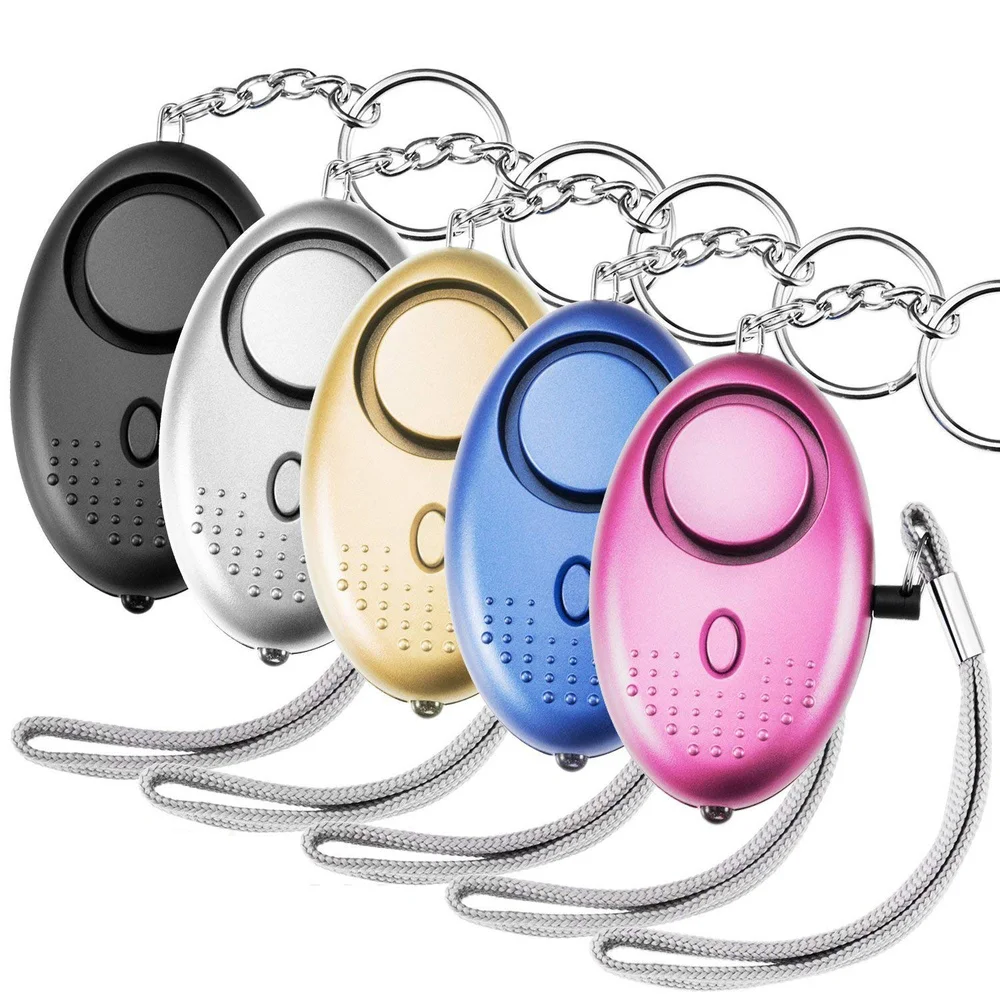 15pcs 130db Personal Defense Siren Anti-attack Security for Children and Older Women Carrying A Panic Alarm