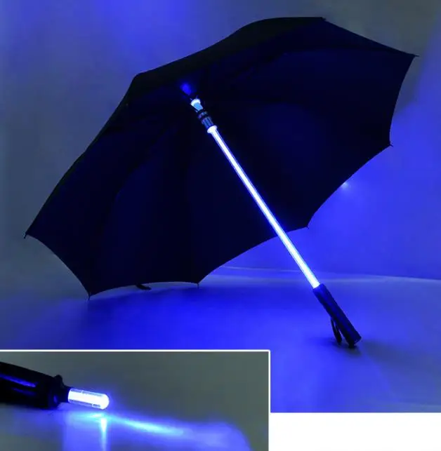 10pcs/lot Cool Blade Runner Light Saber LED Flash Light Umbrella rose umbrella bottle umbrella Flashlight Night Walkers SN1006