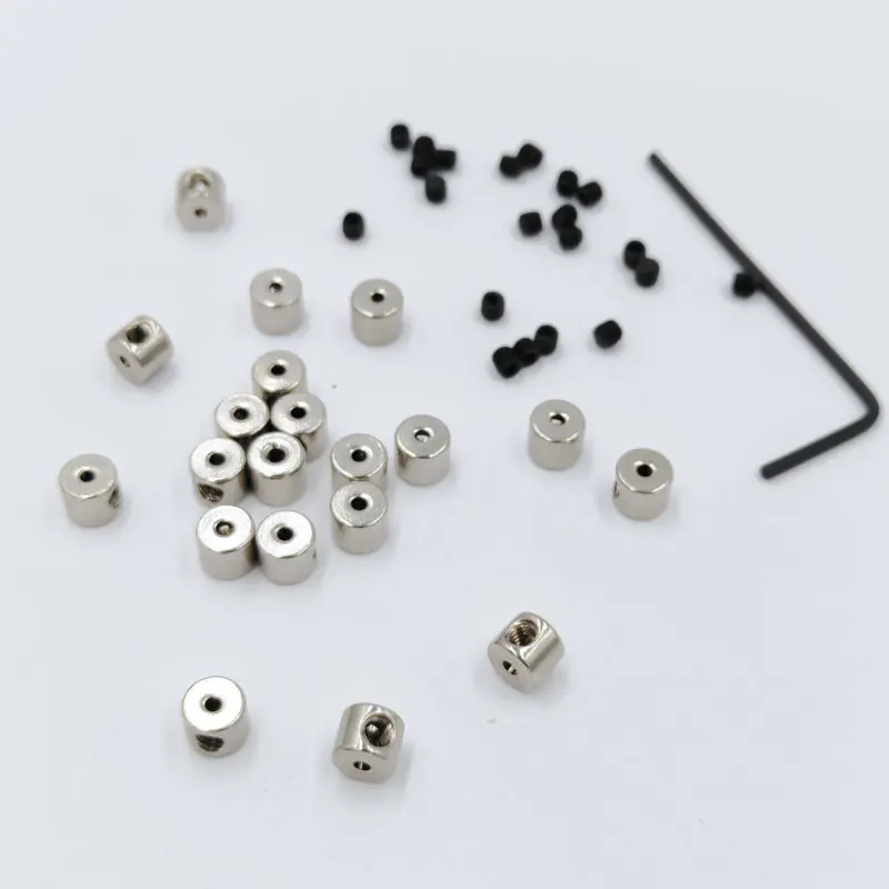 SONGLONG 5mm Pin z powrotem 10, 20, 50, 100 sztuk/zestaw Pin hodowców blokowania Pinkeepers z powrotem z klucz Biker bardzo wysokiej jakości niska wysłać — zdjęcie 4
