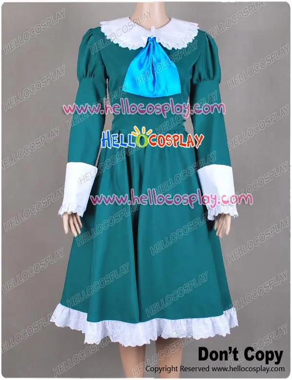 

IB Mary and Garry Game Mary Cosplay Costume Green Dress H008