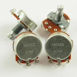 1 PC Alpha A500K B500K Big Potentiometer For Electric Guitar Bass volume controls tone controls 500K POT