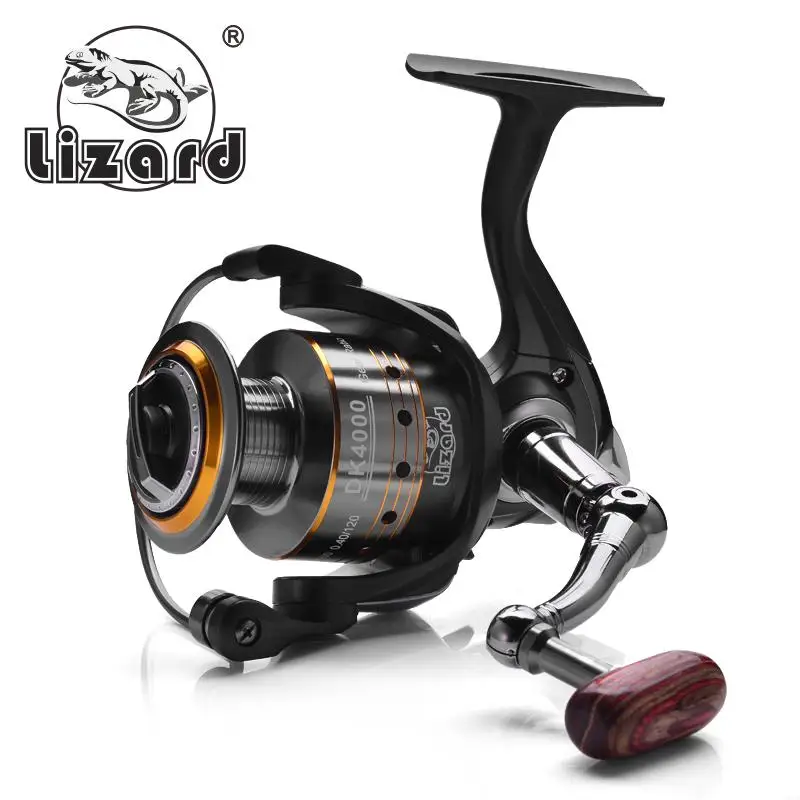 Lizard Fishing Spinning Reel, Saltwater, Fighter, Metal Spool, Carp Fishing Reels, Coil Wheel Tackles, 11BB, 5.2:1