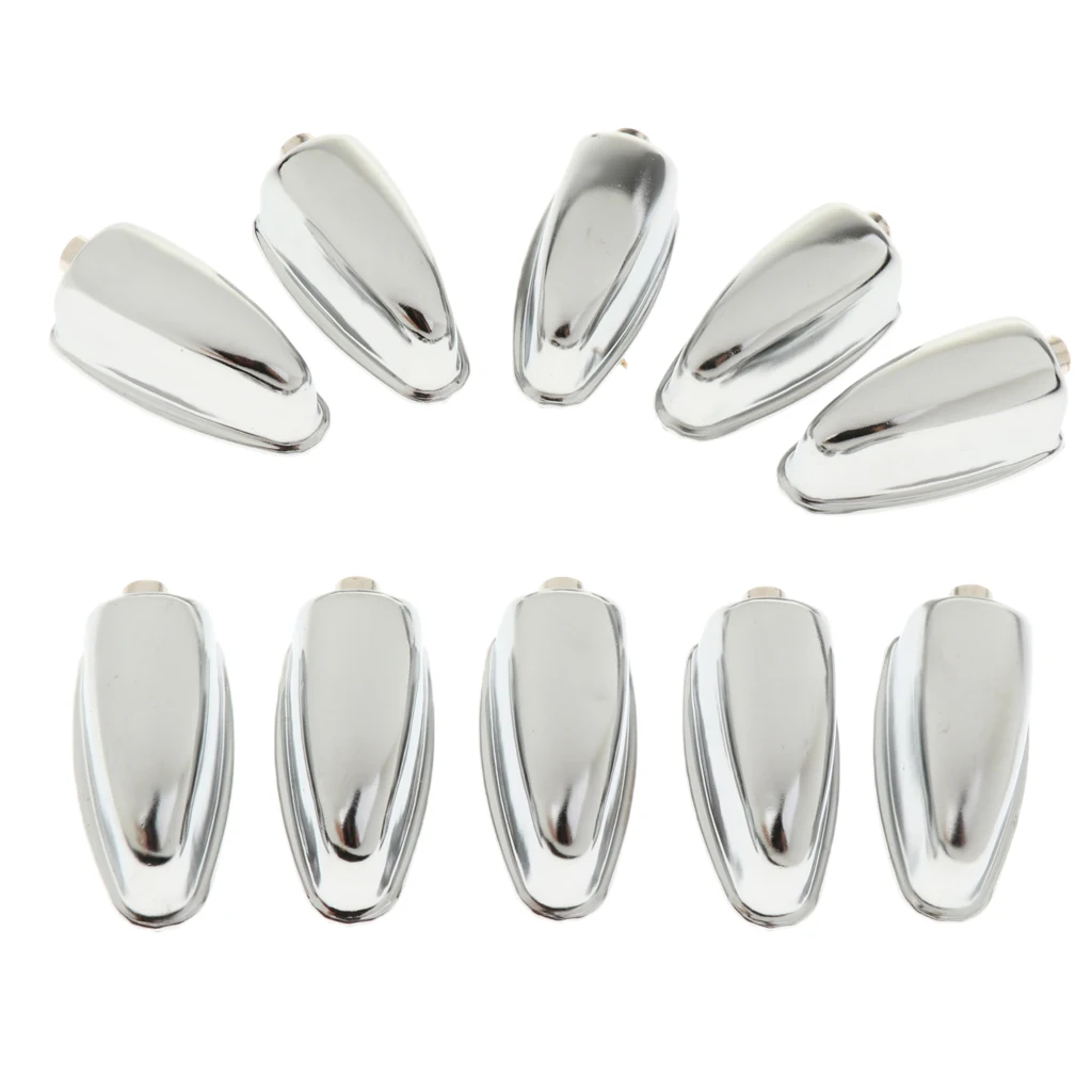 10 pcs Iron Snare Drum Lug Bass Drum Claw Hooks Percussion Instrument Parts Inner Spring 52 x 25 x 23mm