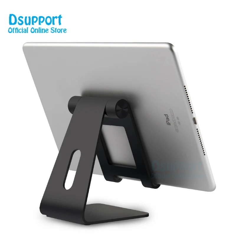 Suporte para tablet com 10 polegadas e a maioria dos tablets, suporte de mesa e celulares com liga de alumínio