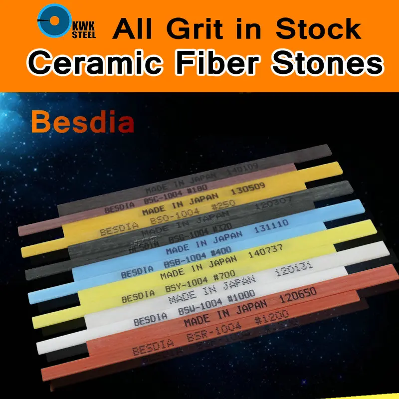 Besdia Ceramic Fiber Stones Oilstone Made in Japan Cylindrical Oilstone Polishing Stone Whet Stone Whetstone 1004 1006 1010 3mm