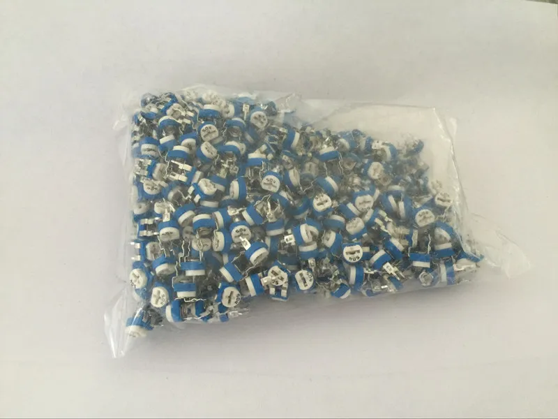 500pcs  100 ohm-1M Carbon Film Trimpot Potentiometer  Trimming Potentiometer,Variable Resistor