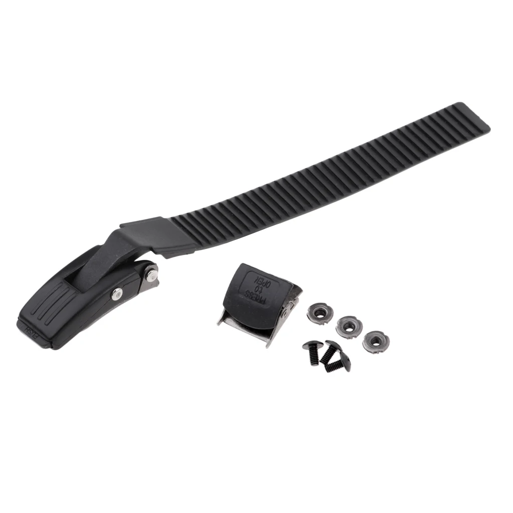 High Quality PP Inline Skate Fixing Band Strap + Mounting Clamp Screws Nuts for Replacement Scooter Parts & Accessories