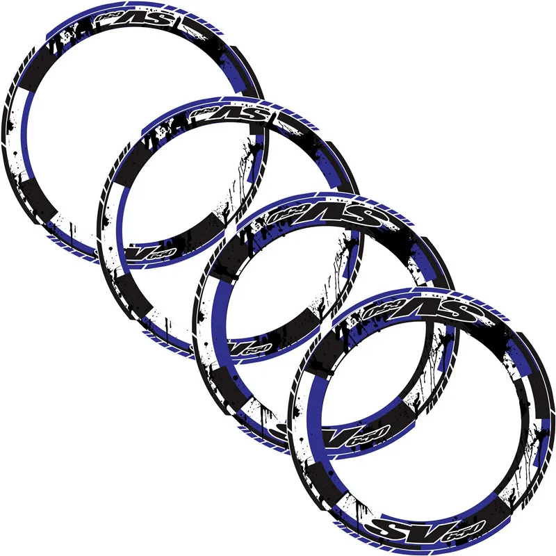 

Tricolor motorcycle sticker wheel tire sticker stripe waterproof sunscreen reflective sticker for SUZUKI SV650 sv 650 SV 650
