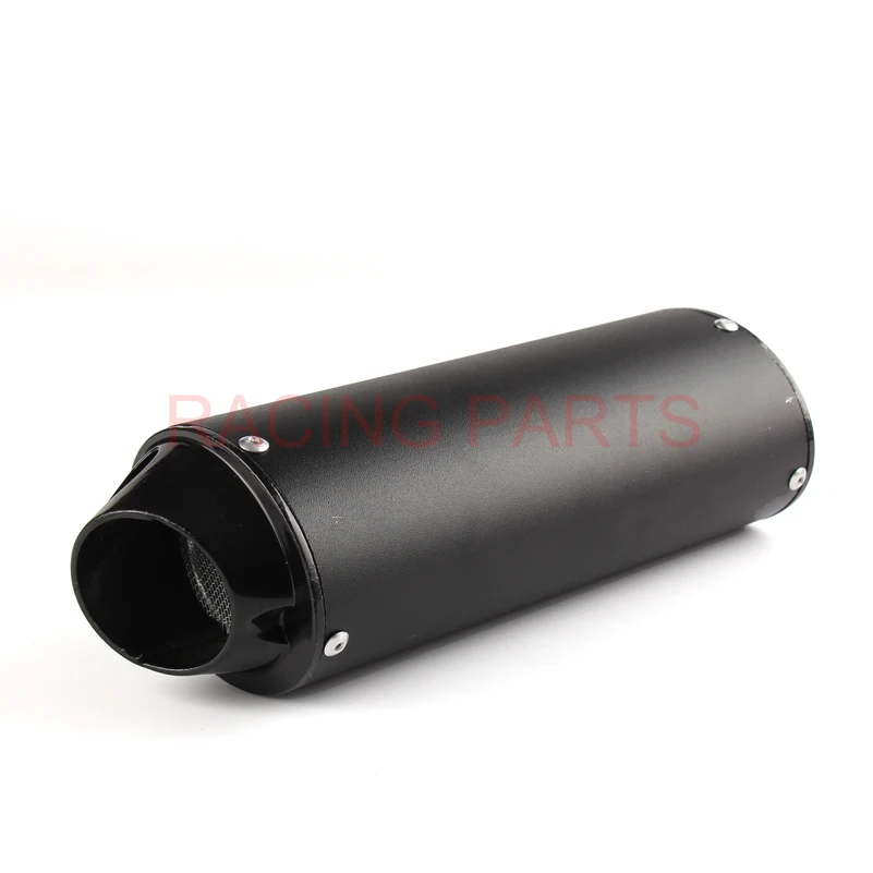 38mm 28mm Motorcycle Exhaust Muffler Tip Pipe for 125 150 160cc Dirt Pit Bike ATV black Grey Kayo BSE