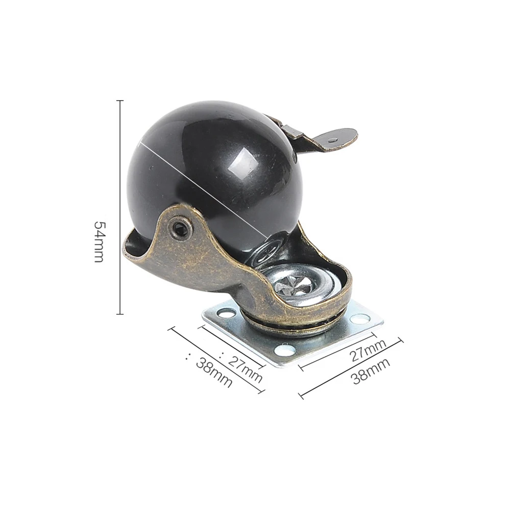 Ball Universal Wheel with Top Plate Swivel Caster Wheels for Furniture Office Chair