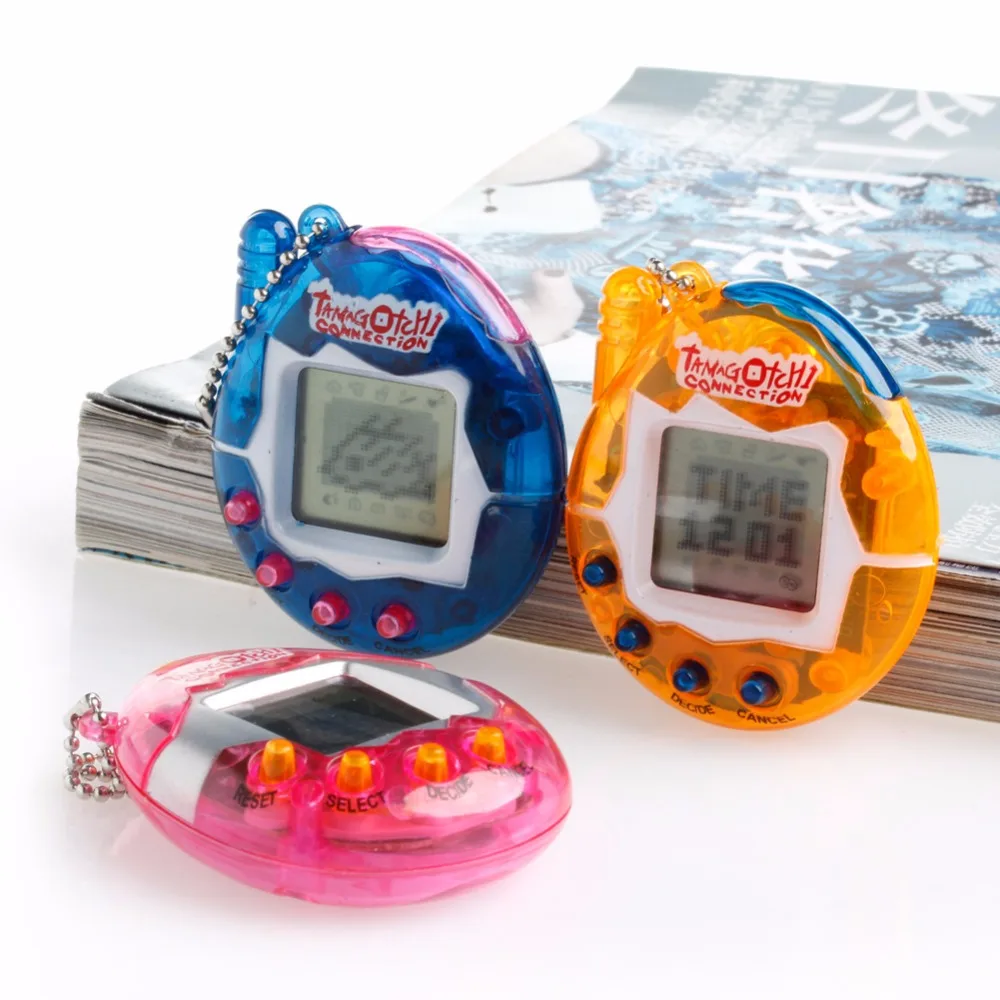 90S Nostalgic 49 Pets Virtual Cyber Pet Game Child Toy Key Buckles - L060 New hot