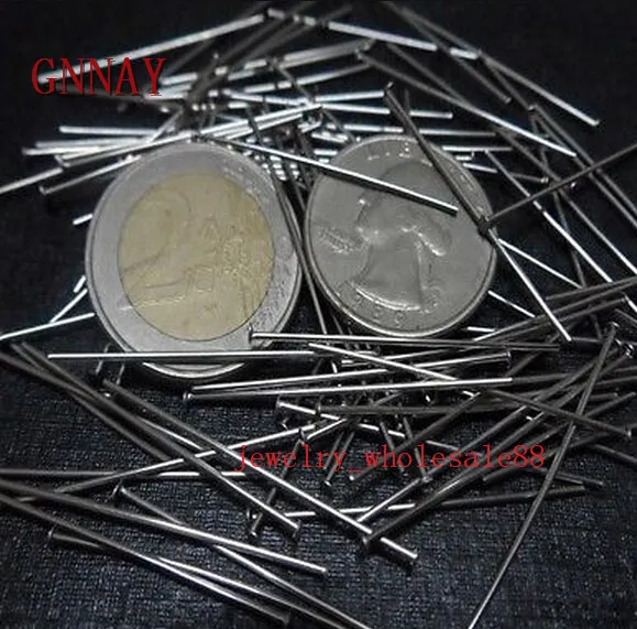 600pcs Stainless steel flat Head Pin Earring Craft Jewelry Making Pins Needle 30mm/35mm