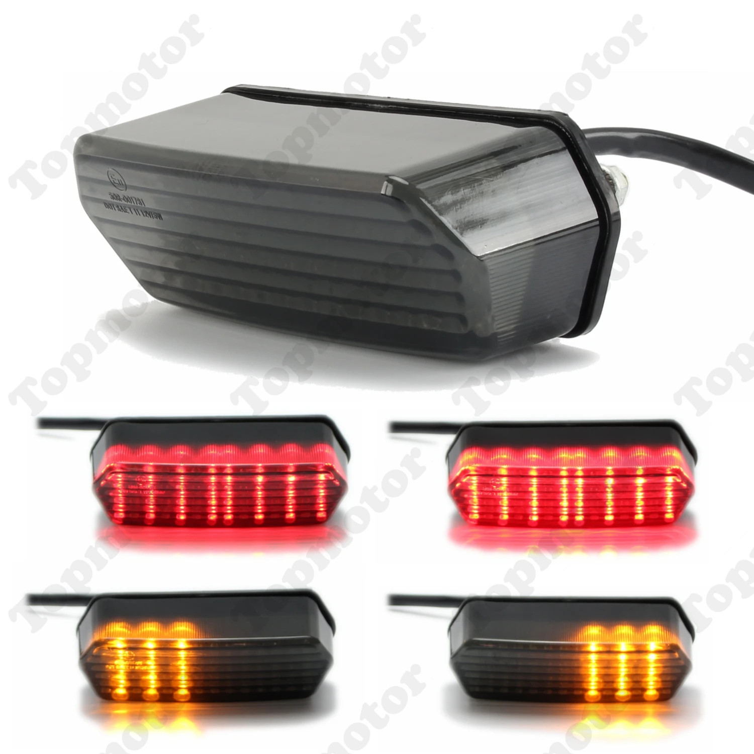 

Smoke Motorcycle Accessories Integrated LED Tail Turn Signal Brake Light For Honda Grom 125 MSX 2014 2015 2016