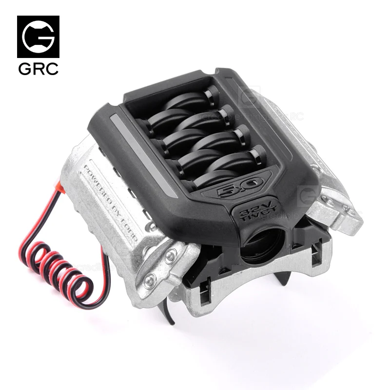 GRC Simulation Engine Radiator F11 V8 1/10 36mm Motor Cooling Fan Engine Hood Heat Sink