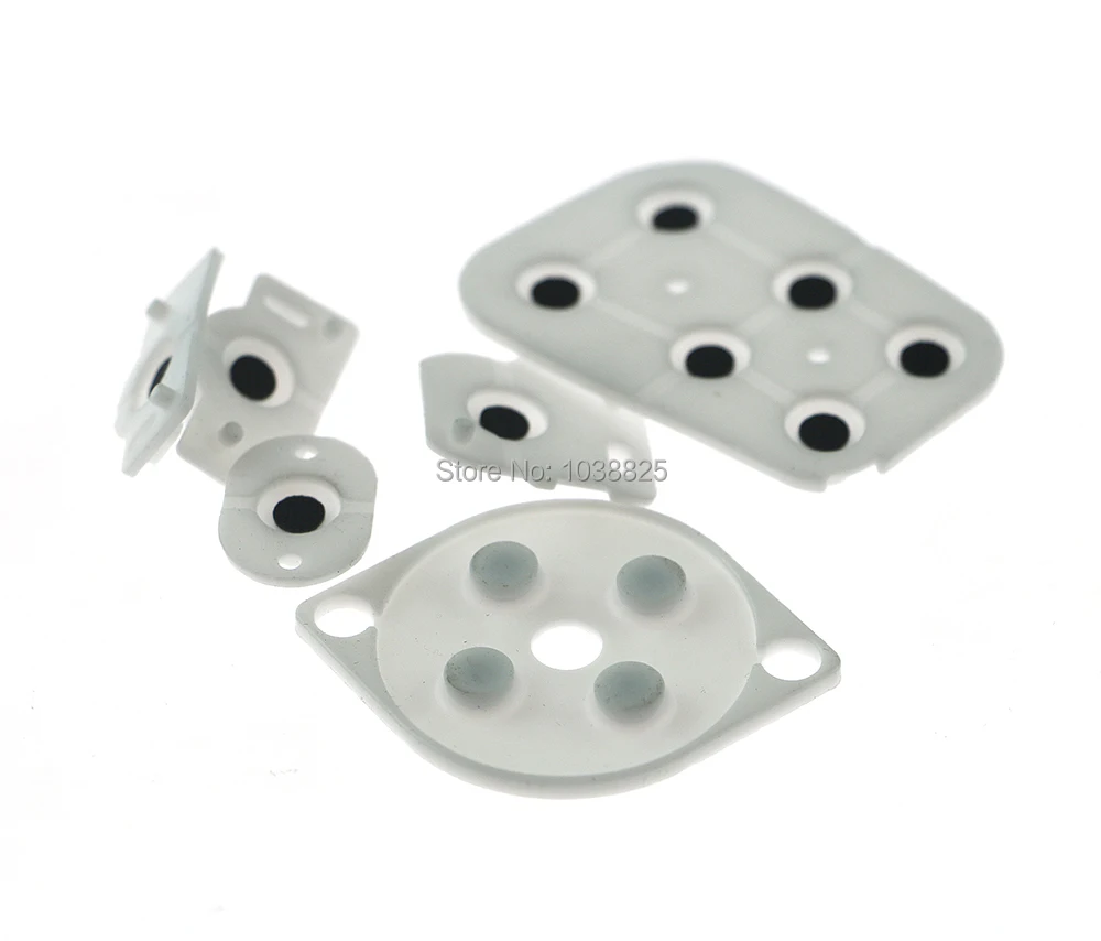 100 مجموعات/وحدة استبدال السيليكون المطاط الوسادة X Y D سادة أزرار لنينتندو N64 تحكم الفرح سادة موصل زر