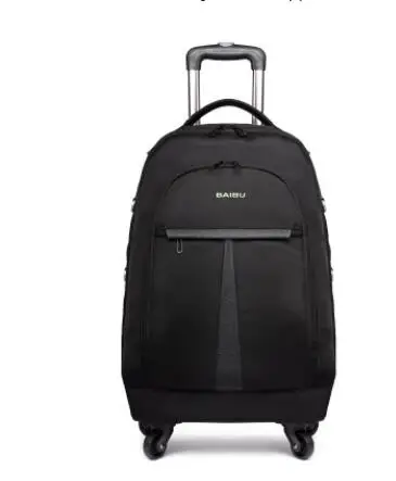 

Men Cabin Luggage Bag with wheels Rolling Trolley bags Business Travel Bag wheeled backpack For men carry on luggage suitcase