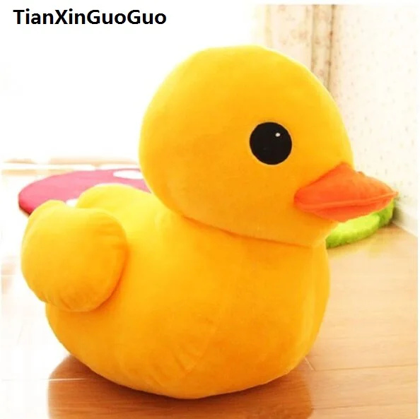 

stuffed plush toy large 68cm yellow duck plush toy soft doll throw pillow birthday gift s0860