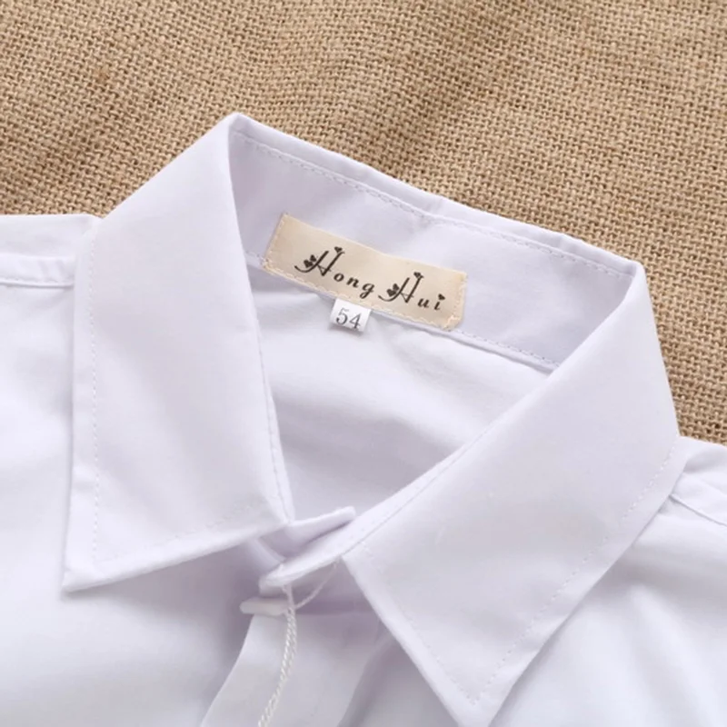 new style  lace cotton solid White baby kids boys Blouse white shirts  with long sleeves for children boys christmas gift