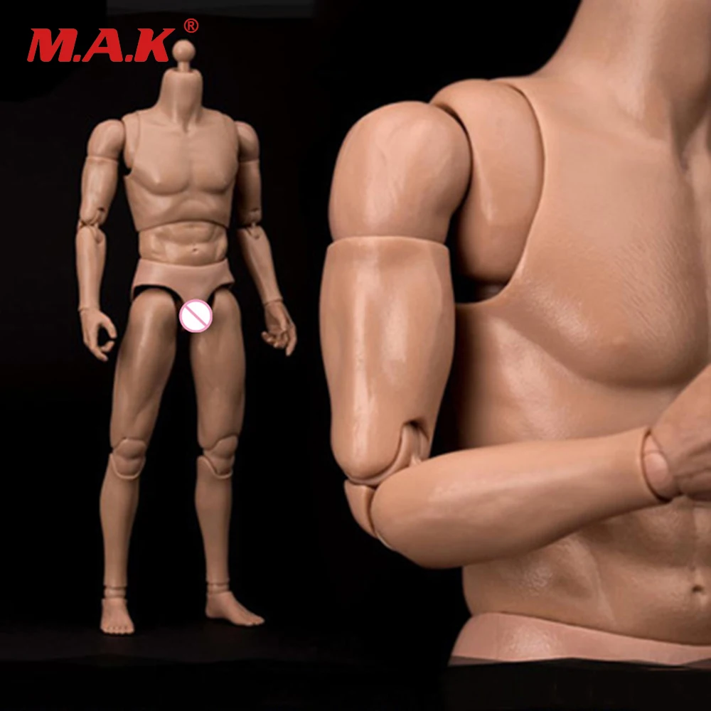 WorldBox AT011 1/6 Scale Male Muscle Body Action Figure Model Black Skin for 12 inches Action Figures Toys