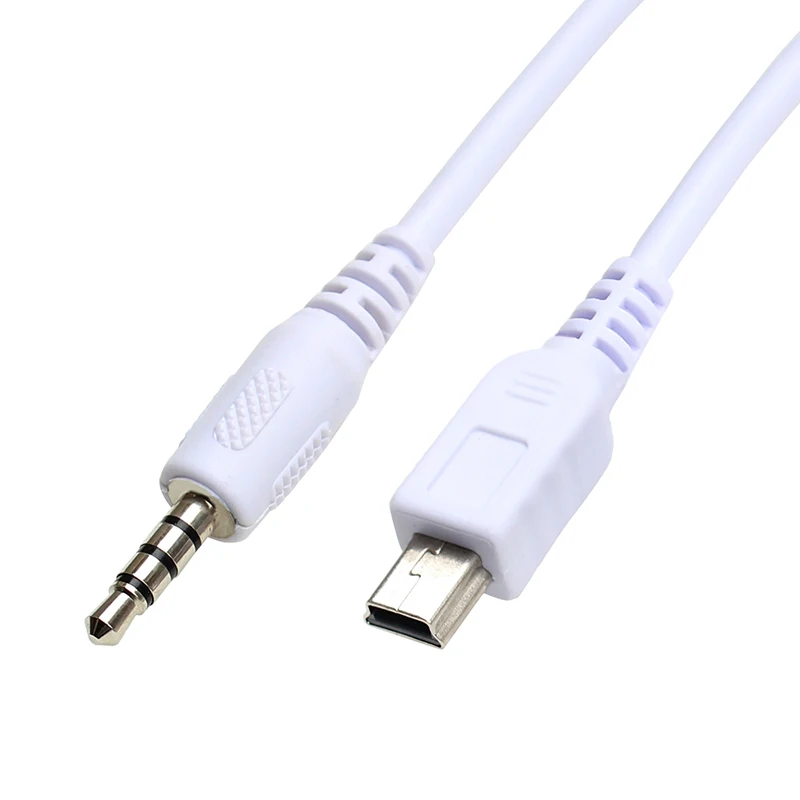 Mini USB to Stereo 3.5mm Music Audio Play Cable for Bluetooth Portable Player