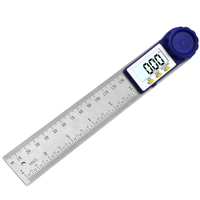 Digital Protractor 200mm 7 Inch Digital Angle Finder Protractor Ruler Meter Inclinometer Goniometer Level Electronic Angle Gauge