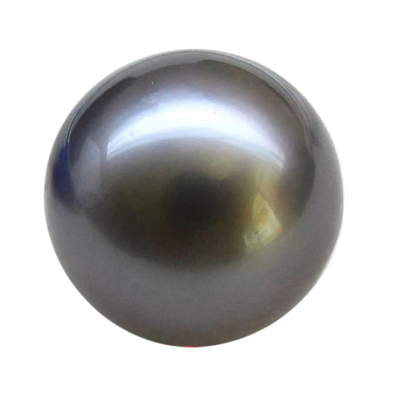 Wholesale 11-12mm AAA Genuine Natural Round Black Sea Water Tahitian Loose Pearl