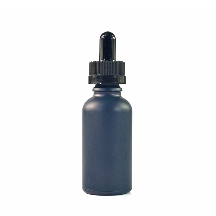 330pcs * childproof dropper bottle 30ml frosted black e-liquid e juice bottle black cap glass pipette