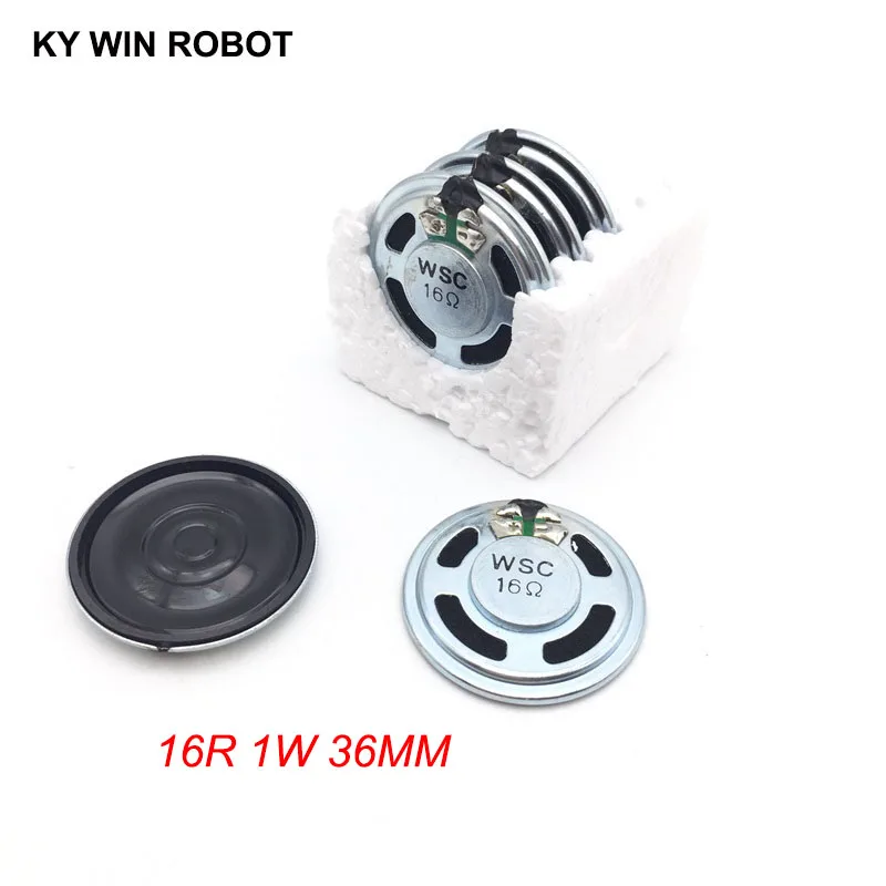 2 sztuk/partia nowy ultracienki Mini głośnik 16 omów 1 wat 1W 16R średnica głośnika 36MM 3.6CM grubość 5MM