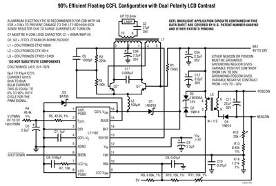 LT1182CS LT1182IS LT1182 - CCFL/LCD Contrast Switching Regulators