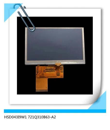 721Q310B63-A2 HSD043I9W1 REV:0 -A00 -A01 4.3 inch lcd screen + touch screen