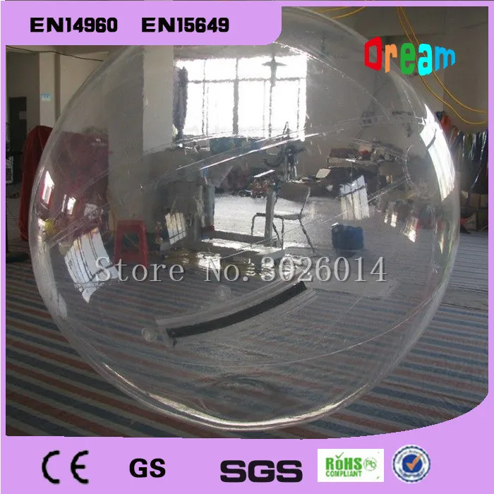 Popular Water Walking Ball PVC Inflatable Zorb Dancing Ball Sports Ball Water 2m Transparent Inflatable Ball