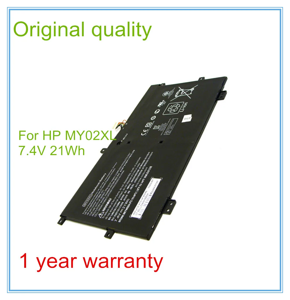 Original Laptop Batteries for  MY02XL Batteries HSTNN-LB5C 722232-001 7.4V 21WH