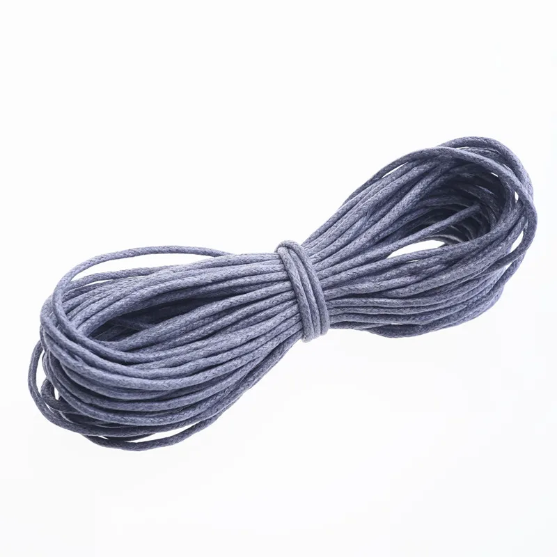 2mm 10m/32.8ft  Waxed Cotton Cord Beading Cord Waxed String Wax Cording Cord for Jewelry Making and Macrame Supplies HK056