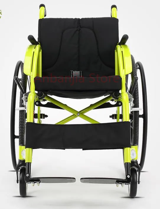 High Quality Aluminium Alloy Foldable Firm Frame Sport Wheelchair