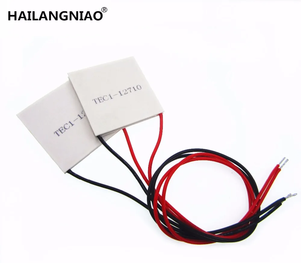 10pcs 100W TEC1-12710 DC12V 10A Thermoelectric Cooler Peltier 40*40*3.6MM Best prices TEC1 12710