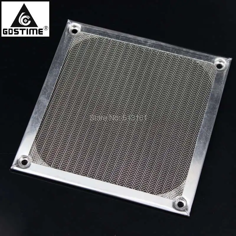 

2000Pcs Gdstime 120mm 12cm Silver PC Cooler Fan Aluminum Dustproof Mesh Filter