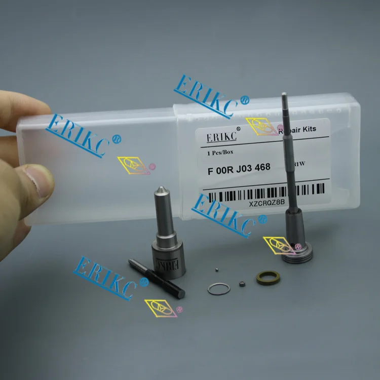 ERIKC 0445120059 diesel injector repair kits with Nozzle DSLA128P1510 and valve F00RJ02130 for bosch 0 445 120 059