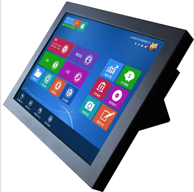 8 pollice all in one touch screen incorporato panel pc per applicazioni industriali