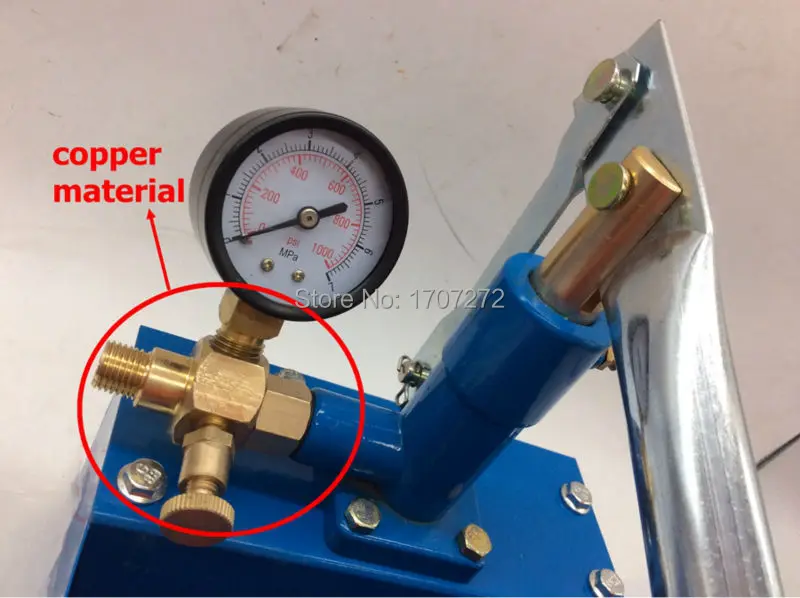 Imagem -02 - Bomba Dágua a Vácuo com Movimento Manual Mpa para Teste de Pressão de Água Caça de Vazamento
